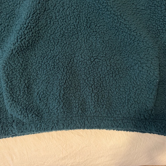 Gilly Hicks Deep Teal Sherpa/Fuzzy Hoodie - Picture 5 of 5